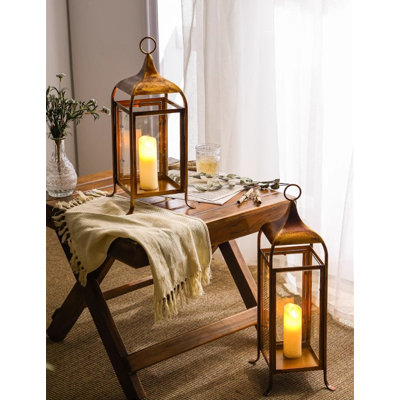 23.23'' H Metal Tabletop Candlestick