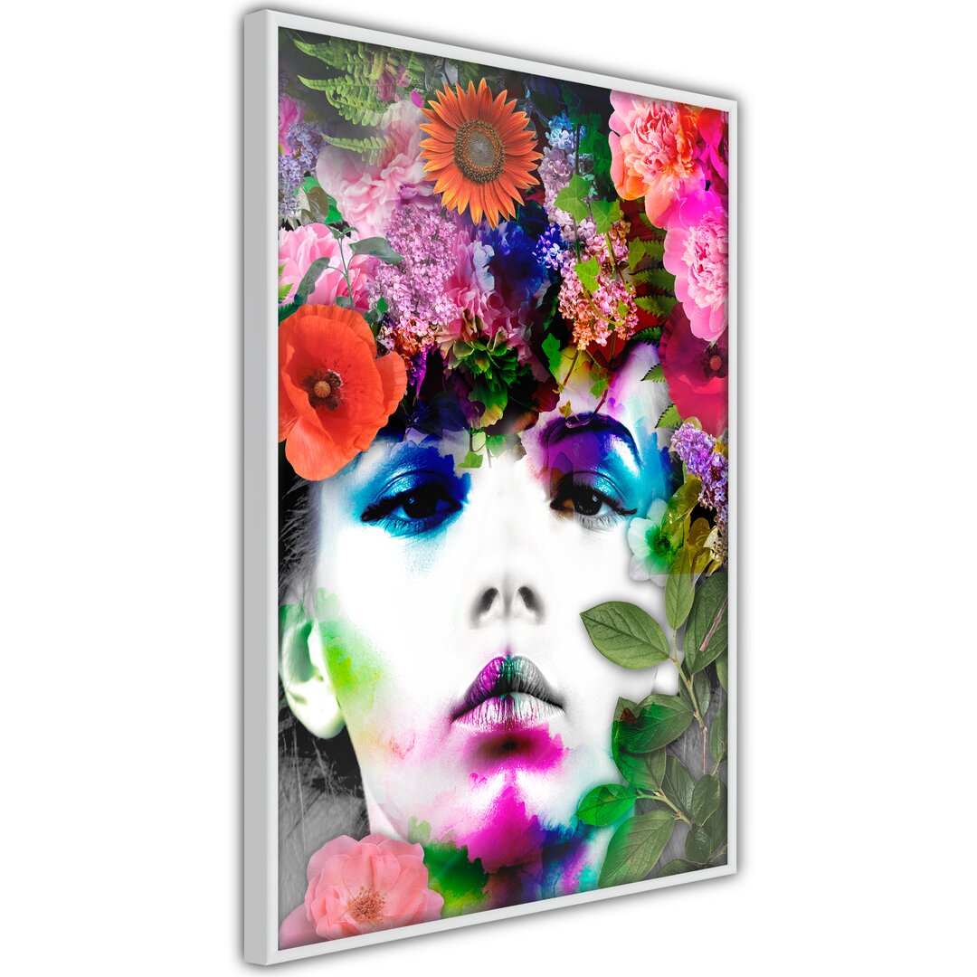 Gerahmtes Poster Flower Coronet