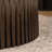 Vintage Fashion Style Cylindrical Nesting Coffee Table Set With Vertical Textured Embossed Design-405289739-414131946