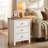 3 Drawer Nightstand With Solid Wood Knobs-1346276160