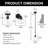 Alcide 1-Light Flush Mounted Wall Sconce Pendant Lighting(3-Pack)-106957002