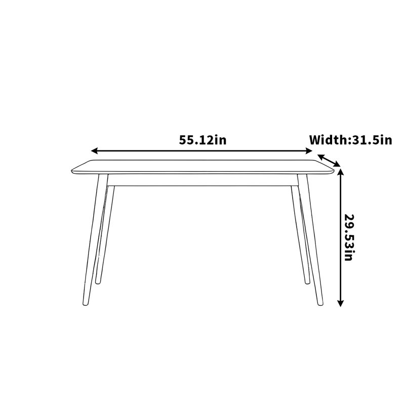Servet, 29.53"H x 55.12"L x 31.5"W