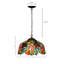 Lustre 3 lumières Tiffany
