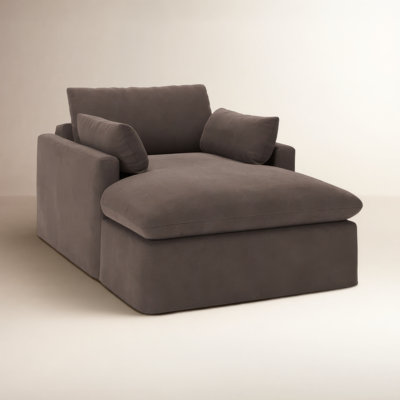 Luna Cotton Upholstered Chaise Lounge