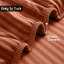 Luxury Striped Microfiber Fitted Sheet - 40 cm Deep Pocket, Ultra-Soft, Wrinkle-Resistant & Easy Car-1267039911-1267039901