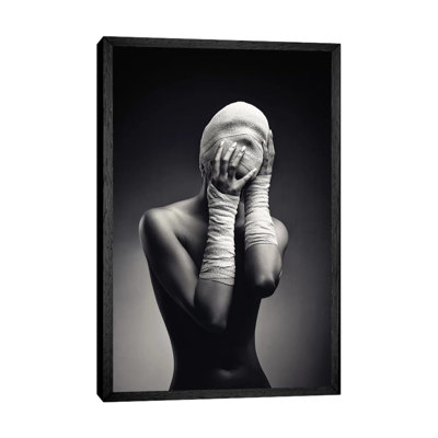 Woman In Bandages by Jose Cacho - Print on Canvas