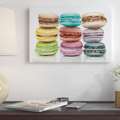 " 9 Macarons " by Jennifer Redstreake