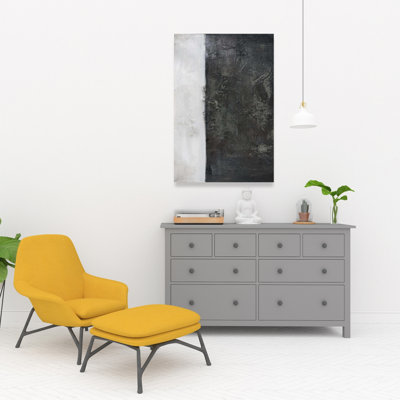 Abstract Shape - Office White Canvas for Home Decor | Art