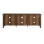 Essential 70" Rustic Wood TV Stand - Rustic Oak