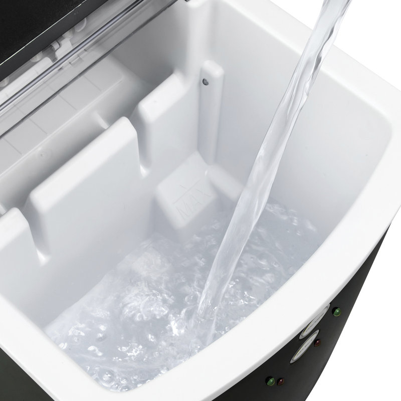 Igloo Premium Countertop Ice Maker Machine, 33 lbs. in 24 hrs. with Ice Scoop and Basket
