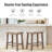 Jelissa Upholstered Faux Leather Counter Stool with Solid Wood Frame-281339327-271871206