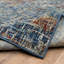 Tapis abstrait bleu / sarcelle / rouille-490522920