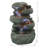  Stacked Polyresin Rocks Rustic Tabletop Fountain with LEDs