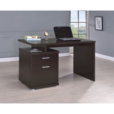 Alyun 47-inch 2-drawer Office Computer Desk Cappuccino