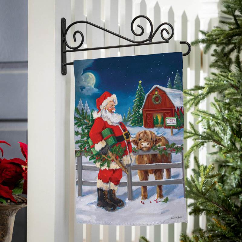 Drapeau de jardin Santa & Highland