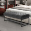 Genuine Leather Upholstered Bench-1314316922