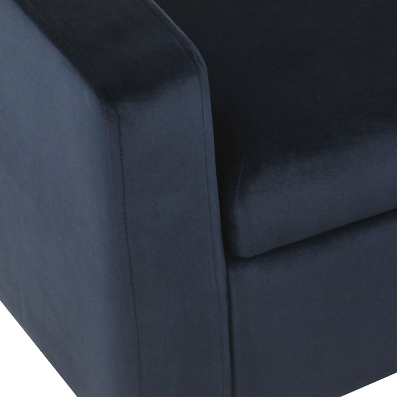 Carkin Velvet Upholstered Storage Bench, Dark Velvet