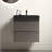 24" Gray Bathroom Vanity Sink - Stylish, Maximized Storage, Quiet Operation, Beveled Look Contemporary And Chic, Abundant Storage Volume, Silent Performance, Touch-209207434-209207425