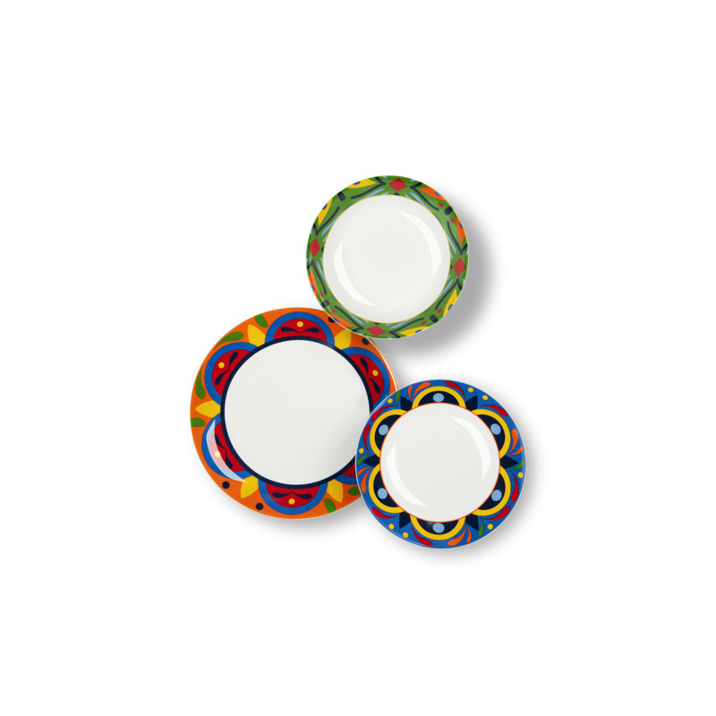 Cancun Porcelain Dinnerware - Service for 4