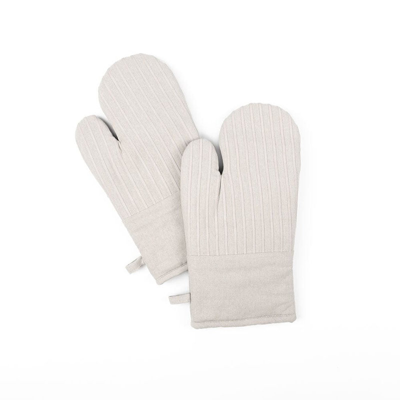 Premium Solid Oven Mitts, Gray