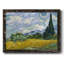 Champ de blé avec cyprès, reproduction sur toile-96291050-96291056