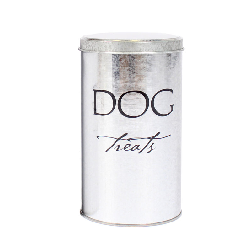 1 Lb. Metal Treat Jar, Silver