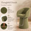 Tabourets de bar pivotants rembourrés avec repose-pieds en métal Everly-971178873