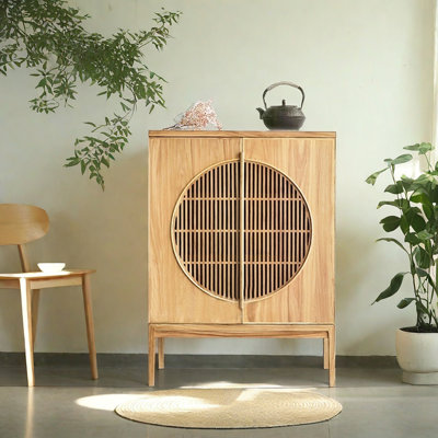Zen Chinese Style Solid Wood Sideboard
