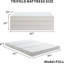 Matelas en mousse viscoélastique gélifiée pliable de 6 po, matelas escamotable pliable avec housse lavable, sac de rangement gratuit pour le camping-car et le camping-1448731407