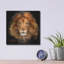  «Lion Portrait» par Kajenna, art mural en métal, 12 po x 12 po-934405351