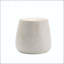 Table d'appoint fuselée en oxyde de magnésium Light Travertine