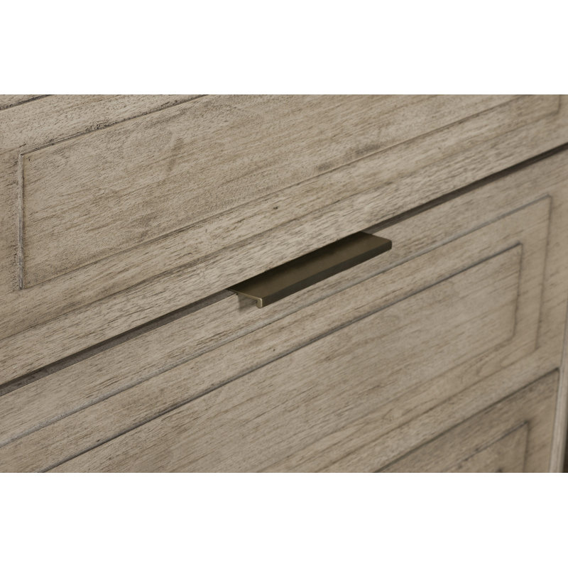 Bowers 3 Drawer 32" W Solid Wood Mini Chest