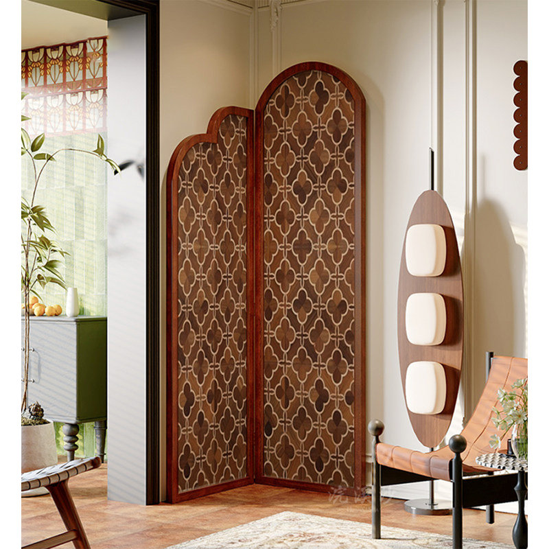 Paravent de chambre à coucher Qoiqisha, 2, H 78,7 po x l 35,4 po x P 1,5 po