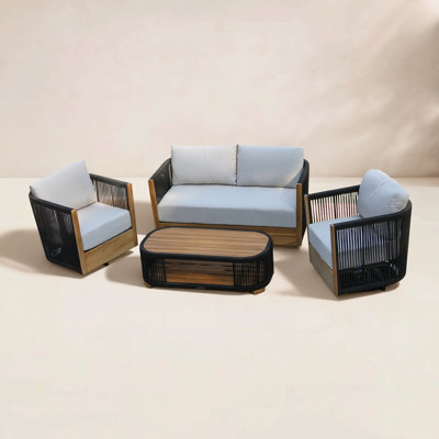 Aniston 4-Person Sunbrella® Patio Seating Group