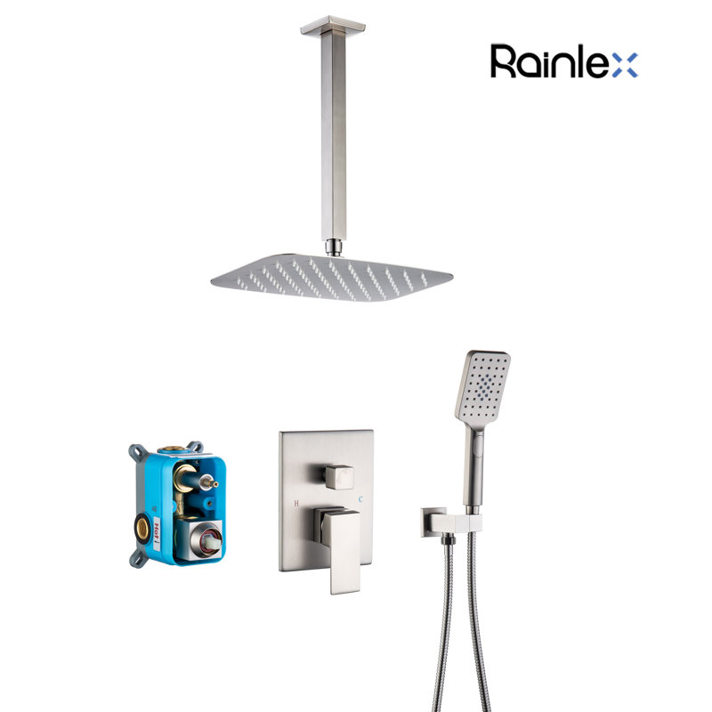 All-In-One Kit with Rough in-Valve, Brushed Nickel
