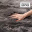 Tapis gris en peau de mouton Bershire-70771032