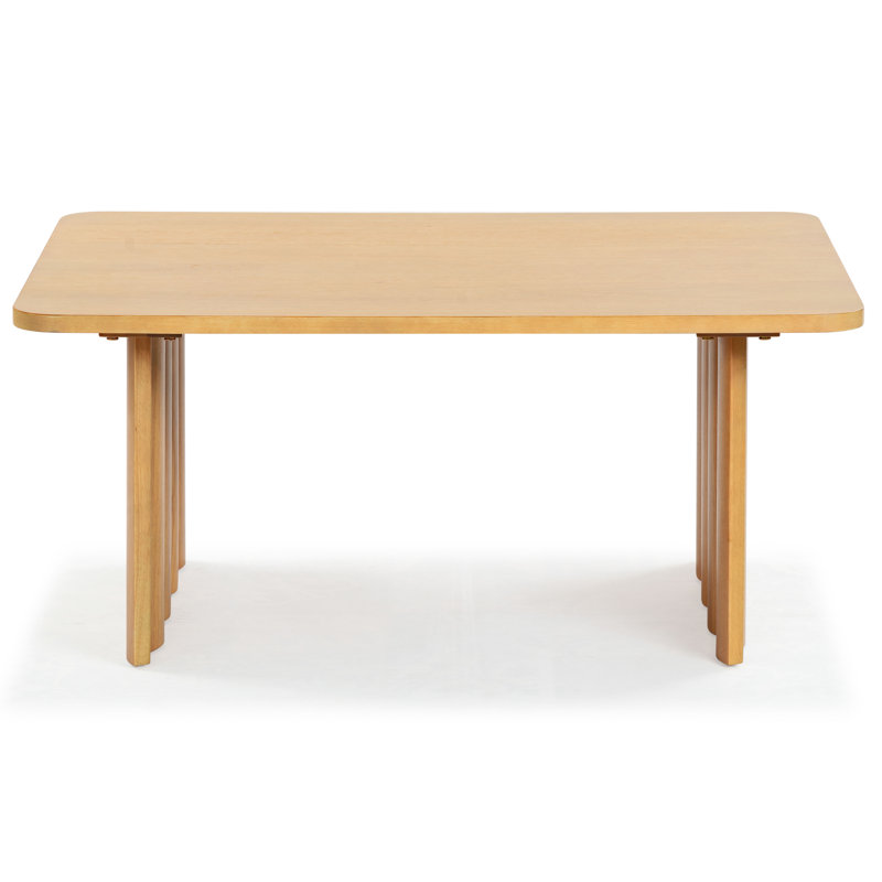 Vernetta Rectangle Wood Coffee Table, Natural