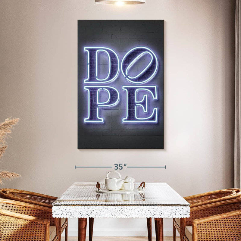 Dope, 51" H x 34" W