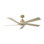 Visual Comfort Fan Aspen 56 Indoor Ceiling Fan with Natural Honey blades and Handheld Remote