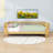 Multifunctional Wooden Platform Bed with Removable Rails-261253257-261253259