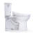 TOTO® Drake® Transitional WASHLET®+ Two-Piece Elongated 1.28 GPF Universal Height TORNADO FLUSH® Toilet with S2 Bidet Seat, Cotton White-127112734