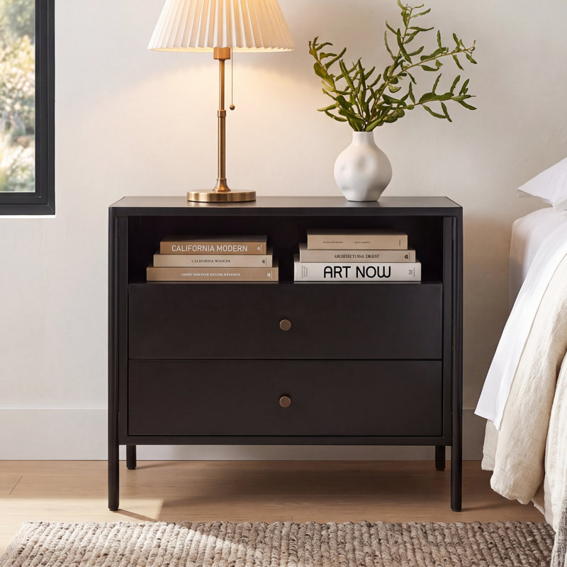 Tykera Soto Large Nightstand-Black