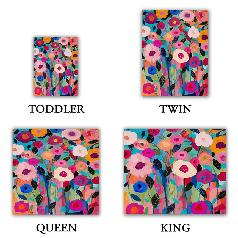 Ensembles de housses de couette DiaNoche en microfibre par Carrie Schmitt - Autumn Splendor Flowers
