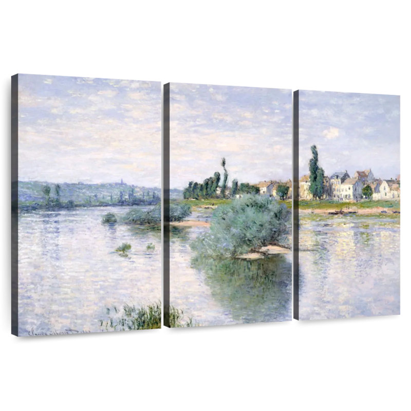 Alvord la seine à Lavacourt 1880, H 42 po x l 65 po