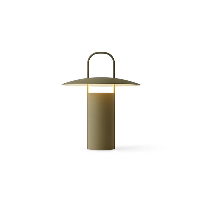 Ray LED Table Lamp, Dusty Green
