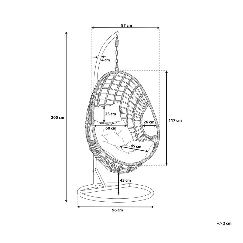 Chirokitia Swing Chair with Stand