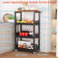 17cm W Metal Storage Rack with Wheels-1146423301