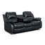 Lowell Faux Leather Reclining Loveseat-716205013-699730691