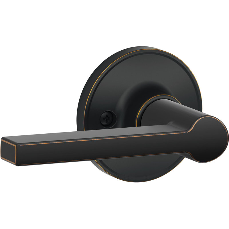 Solstice Lever Non-Turning Lock, Aged Bronze