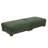 Maelina Upholstered Green Square Corduroy Ottoman with Solid Wood Legs, Ottoman Modular Part For Sectional Sofa-714554406